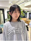 【OceanHair&Life 田中愛梨】10代20代切りっぱなし外ハネ