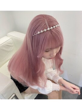 ベレーザ 渋谷(BELEZA) 6522ニュアンスカラーカシスレッドベビーピンクハイトーンカラー