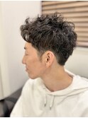 大人のソフトツイストスパイラル men'sパーマ