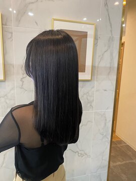 ジーナ 船橋(Zina) 髪質改善＊ロングレイヤーグレーベージュ＊美髪【Zina船橋】