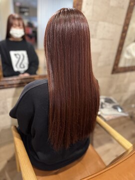 ヘアサロン アプリ(hair salon APPLI) 暖色系カラーピンクブラウン☆