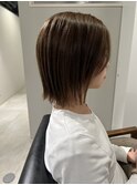 パツっとラインが可愛いヘイリーボブ