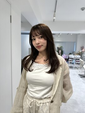 スーズ(sooze) ロング_レイヤーカット_ベージュ