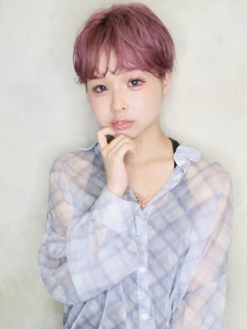 バース(BIRTH) ショート&ボブ専門サロン【BIRTH】ピンクカールショート