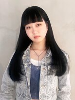 アルバム 銀座(ALBUM GINZA)&nbsp;顔周りレイヤーおくれ毛前髪カットロング_F30771