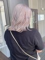 シオ ヘアー デザイン(Sio. hair design)&nbsp;ホワイト系ハイトーンカラーも得意◎ブリーチごとお任せ下さい！