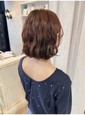 福山美容室caary ボブケアパーマ透明感イルミナカラー20代30代