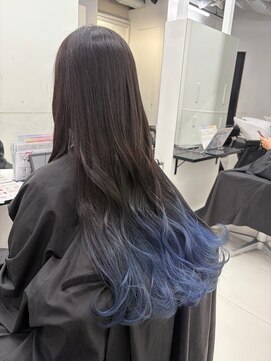 アライブ ハラジュク(ALIVE harajuku) 【ALIVE 夕貴】ブルーグラデーションカラー