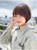 丸みのある可愛い大人ショート