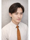 【メンズ】大人ナチュラルセンターパート