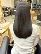 リアン 宮前店(Rian)&nbsp;【大人女性】髪質改善縮毛矯正ロングダークグレー