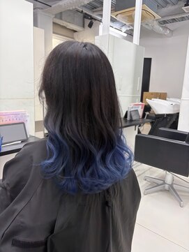 アライブ ハラジュク(ALIVE harajuku) ブリーチインナーバレイヤージュグラデーションカラー夕貴