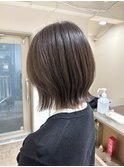 【AYUKA】レイヤーボブ_ベージュカラー_横浜