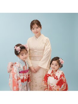 イノチカ(INOCHIKA)の写真/着付け・ヘアメイク中心サロン*七五三・成人式・卒業式・結婚式などの特別な日はプロにお任せ♪