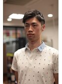 爽やか夏ツーブロックスタイル