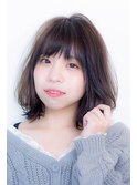 アッシュグレー×ラフボブディ