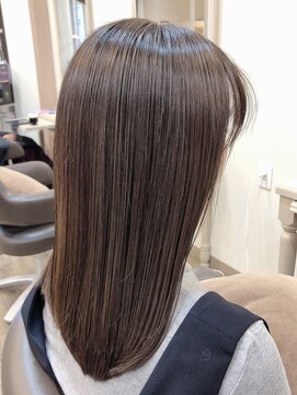 アルターリール(aL ter Rire) 【Rire尚平】LINK酸熱まっすぐトリートメント+グレージュカラー