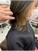 インナーカラー/外ハネ/ニュアンスカラー[二条美容室/美容院]