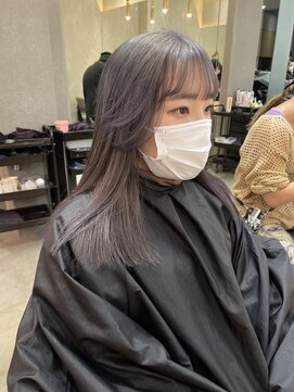 ロンド 表参道店(Lond) パープルグレーカラー