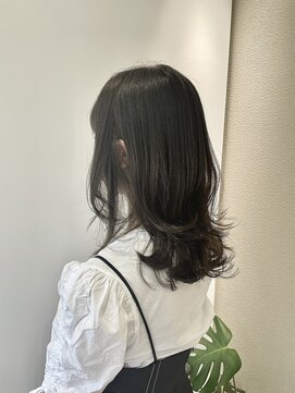 ジプソ(Gypso Hair salon) 【 レイヤースタイル × ダークグレージュ 】