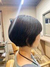 シアンヘアデザイン(cyan hair design) ショートボブ