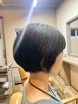 シアンヘアデザイン(cyan hair design) ショートボブ
