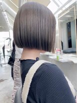 リール 銀座(R'EEL)&nbsp;黒髪ボブルフ×髪質改善[銀座]