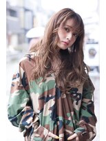 ケアリー 流山おおたかの森(Carelly)&nbsp;大人かわいい前髪セシルカットココアブラウンフリンジウェーブ