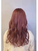 20代30代40代大人可愛いヘアピンクベージュハイトーン