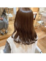 ブリーチ無しオリーブベージュ