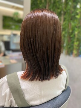 イメージア 町田店(IMAGE A) オレンジインナーカラー@30代40代50代60代