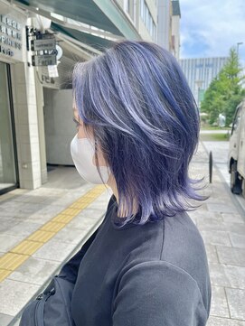 フェリア 渋谷(Feria) 【Feria渋谷】ブルーバイオレット×バレイヤージュ“石田幸輔”