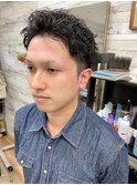 スパイキーツイストパーマ