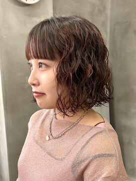 テトヘアー(teto hair) マチルダボブ　ボブパーマ　ぱっつんボブ