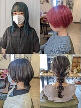 〈オオタキ アヤセ〉 ★stylist★ ＊ハイトーンカラーのショート＊デザインカラーのウルフスタイルが人気♪