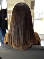 アトリエコア(Atelier Coa)&nbsp;髪質改善トリートメントミルクティーベージュカラーくびれヘア