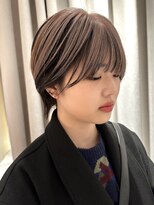 ノラギンザユー(NORA GINZA/U) 丸みショートマッシュコンパクトアンブレラショート前髪あり