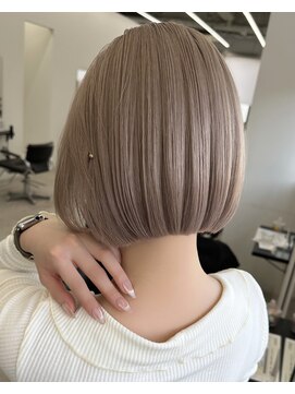 エゴル ナゴヤサカエ(ENGOL NAGOYA SAKAE) 保存必須【海外風ハイトーンボブ】大人気グレージュカラー