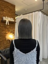 スイート ヘアデザイン(Suite HAIR DESIGN)&nbsp;透明感カラー ボブ グレー