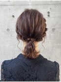 ローポニー/ボブアレンジ /結婚式お呼ばれヘア