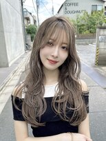 フリーラ 表参道(freera)&nbsp;ブリーチダブルカラーホワイトカラーインナーカラー裾カラー艶髪