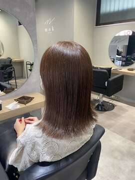 モク 川口店(mok) 外ハネブラウンカラー