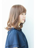 メンズアンドレディース モテナ フリンジウェーブ ベージュ系カラー ミディ【モテナ 豊田 浄水】