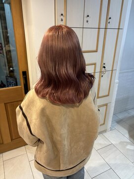 ネオリーブ チロル 横浜西口店(Neolive CiroL.) ケアブリーチ1回~2回 ハイトーン 柔らかピンクベージュ