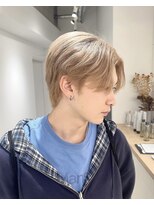 メンズペレ 渋谷(MEN'S PELE)&nbsp;ニュアンスパーマ/韓国マッシュ/スパイキーショート/渋谷