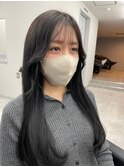 美髪/ワイドバング/レイヤーカット/くすみベージュ/新小岩駅