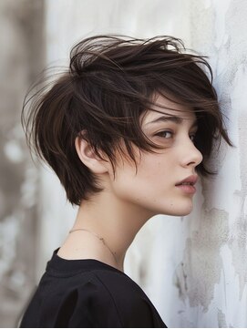 アルトリスト(Altruist Aging×HAIR&SPA) ☆イメチェンピンクベージュアンブレラカラー前髪クールショート