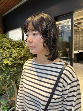 ちょきちょき 浜川店 ミディアムレイヤー/パーマヘア