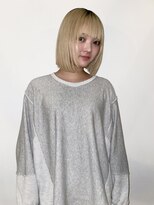 クリアーオブヘアー 栄南店(CLEAR of hair) パツッとボブ×ハイトーン/osumi