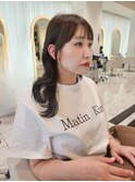 韓国風顔周りカット